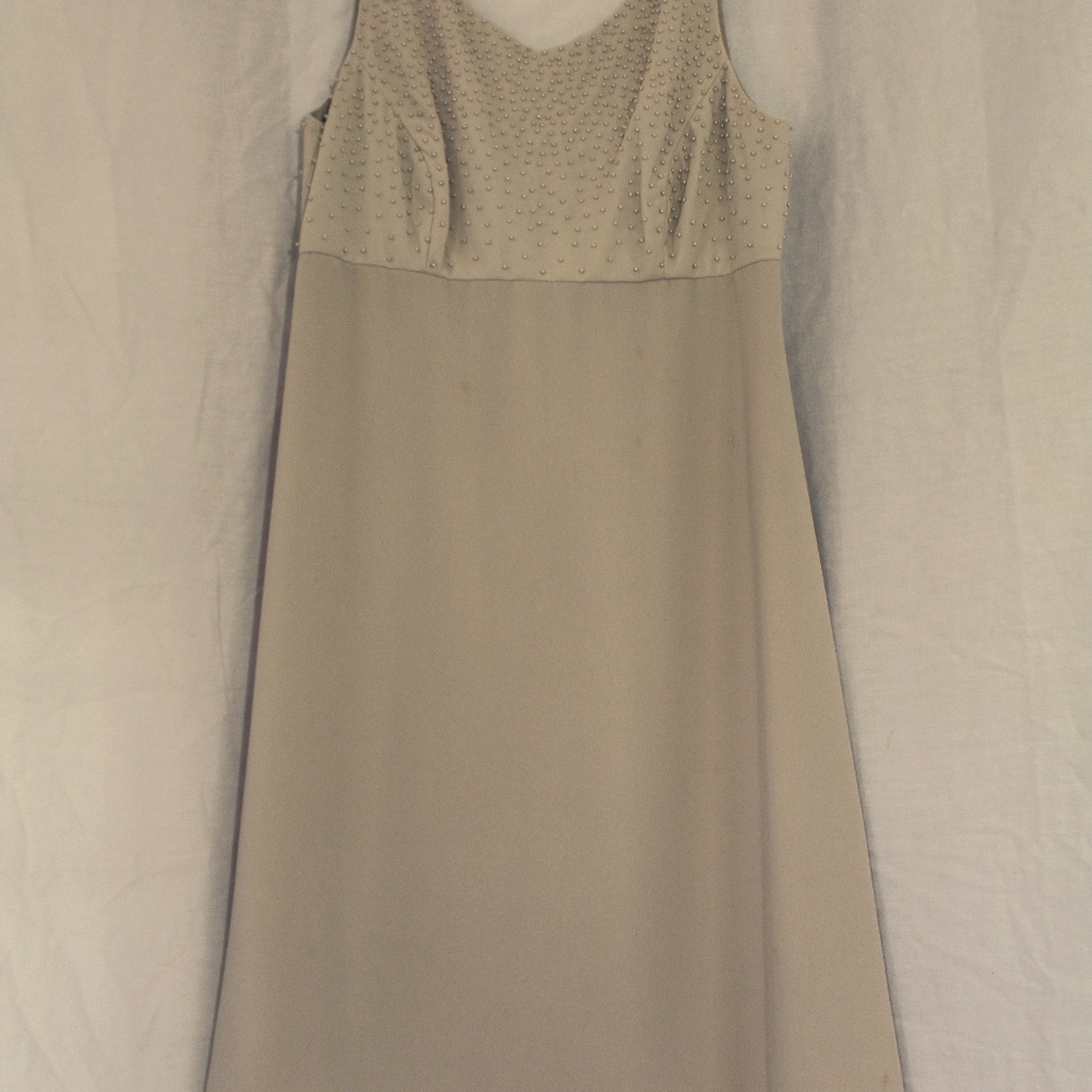 Cream cocktail dress